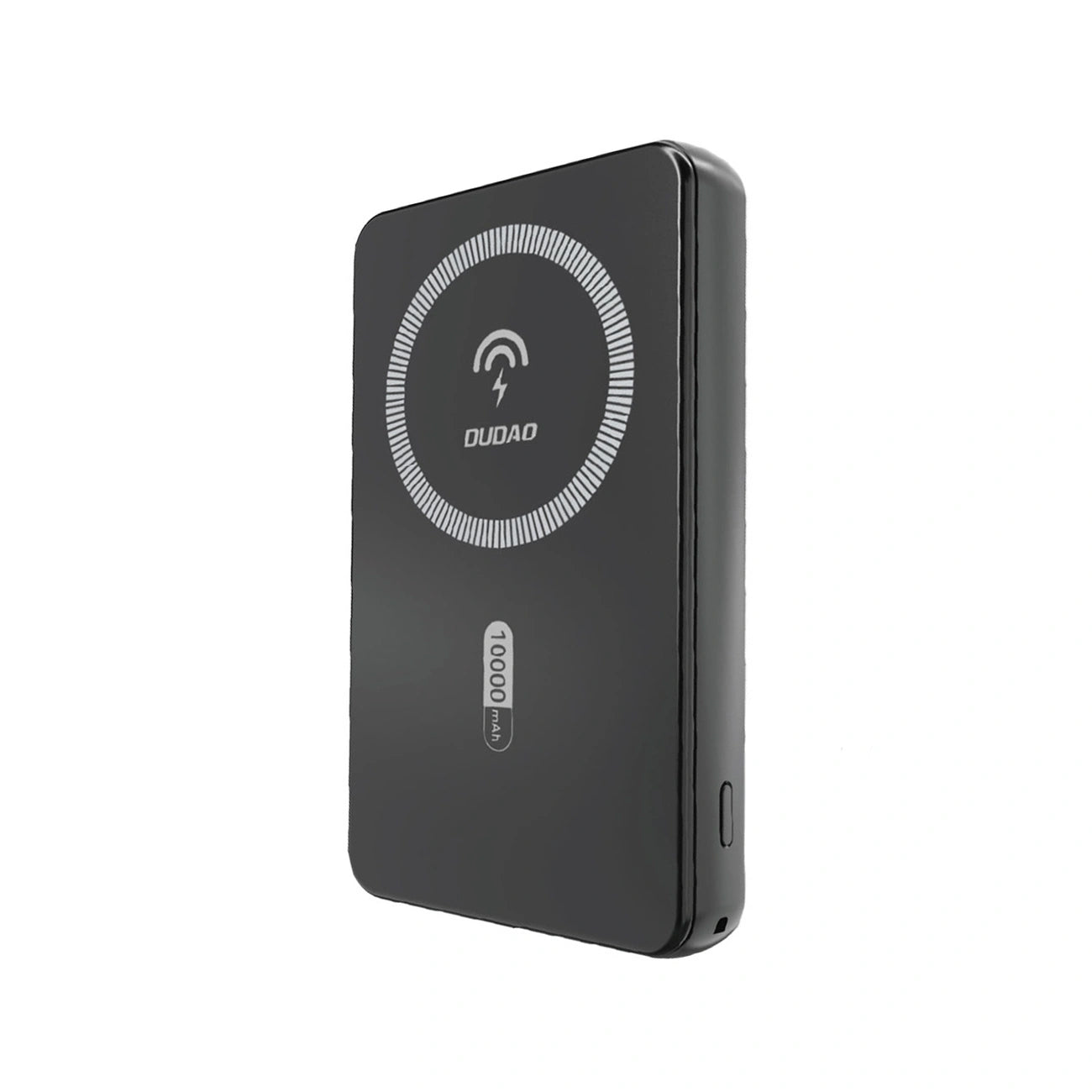 Dudao K14S vezeték nélküli külső akkumulátor, 5000mAh, 20W, QC + PD + FQI, 1 x QI - 1 x USB-A - 1 x USB-C, Fekete
