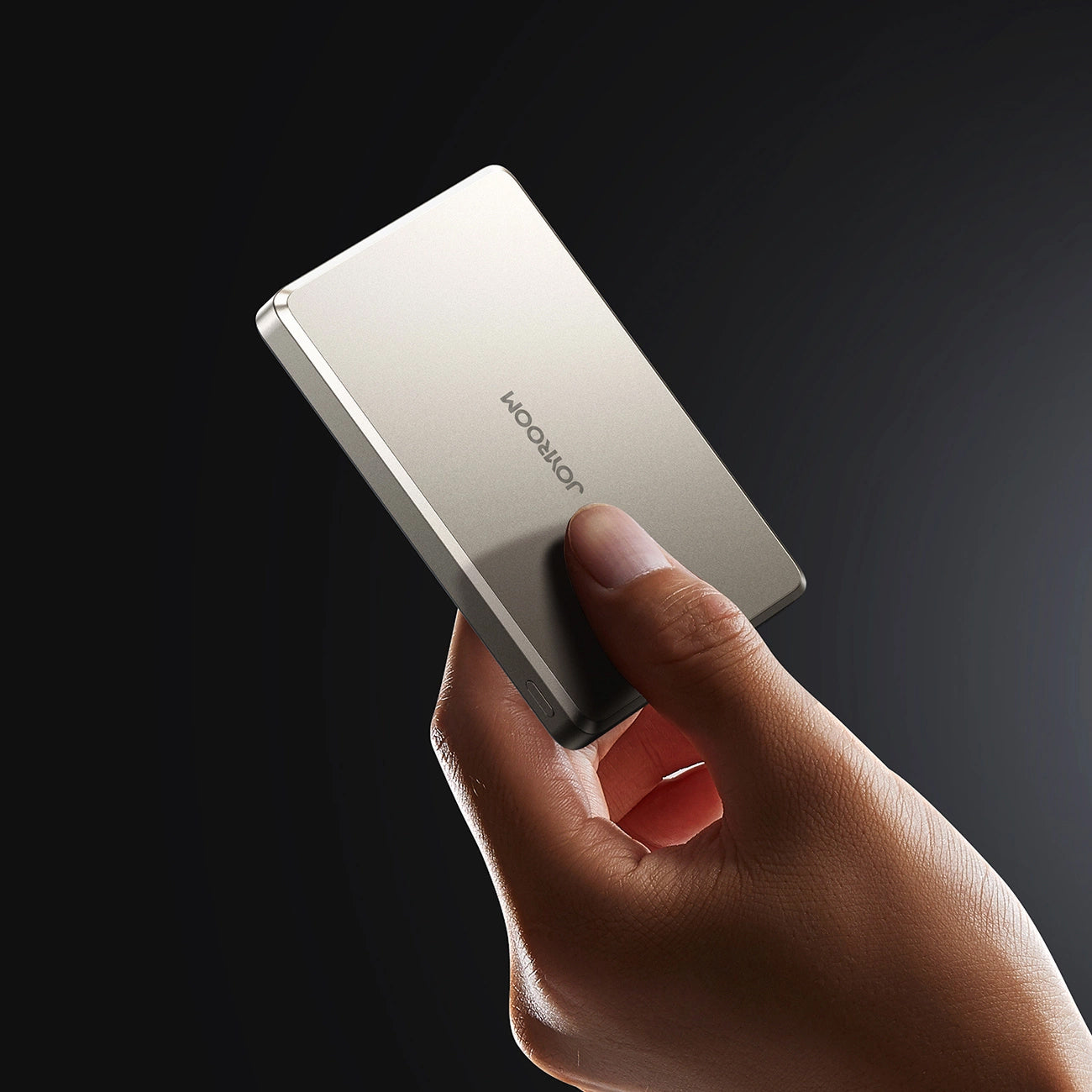 Joyroom JR-PBM08 Pro vezeték nélküli külső akkumulátor, 10000mAh, 20W, PD + FQI, 1 x QI - 1 x USB-C, bézs