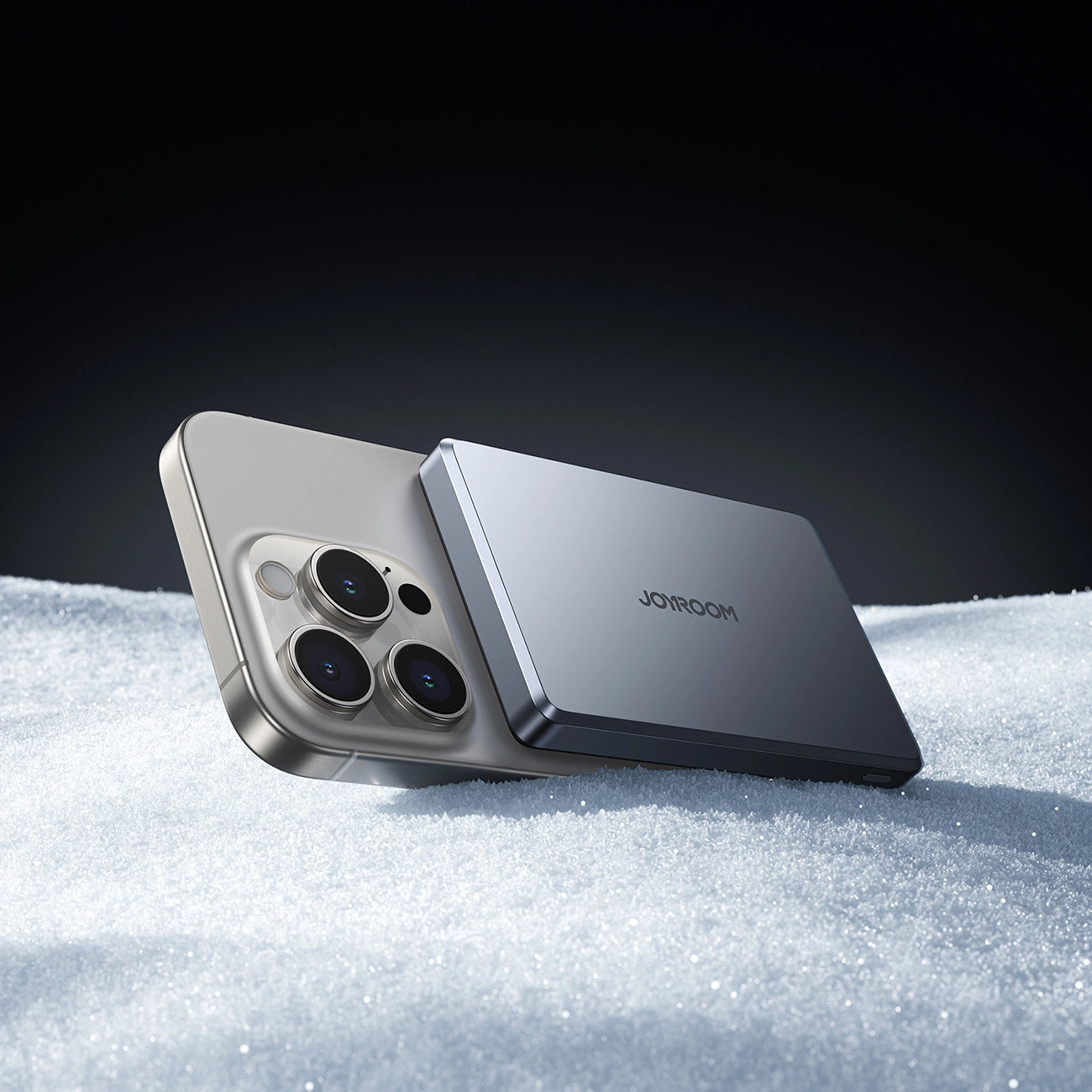 Joyroom JR-PBM08 Pro vezeték nélküli külső akkumulátor, 10000mAh, 20W, PD + FQI, 1 x QI - 1 x USB-C, szürke