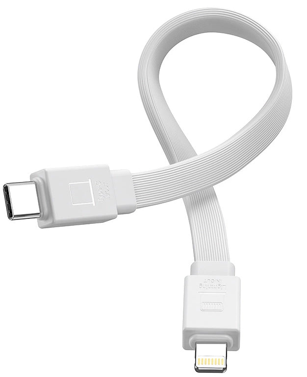 Joyroom JR-PBM01 vezeték nélküli külső akkumulátor, 10000mAh, 20W, QC + PD + FQI, 1 x Lightning - 1 x QI - 1 x USB-C, Fehér