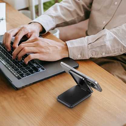 Vezeték nélküli külső akkumulátor McDodo MC-6310 2in1, 10000mAh, 20W, PD + FQI, 1 x USB-C, Fekete