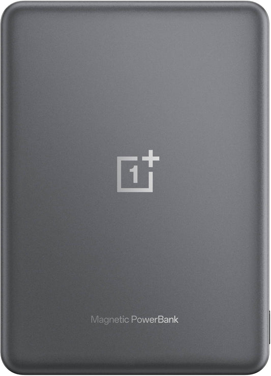 OnePlus Slim Magnetic vezeték nélküli külső akkumulátor, 5000mAh, 10W, FQI, 1 x USB-C, Szürke 5411100015