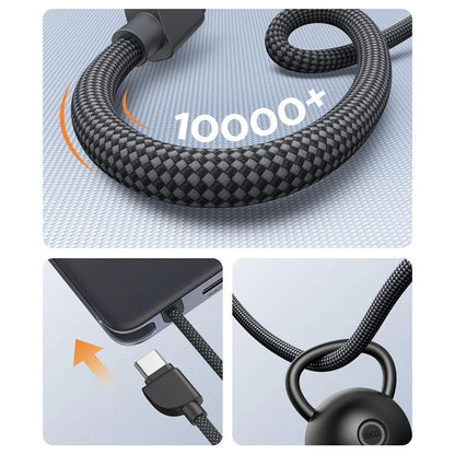 UGREEN PB570 (65839B) vezeték nélküli külső akkumulátor, 10000 mAh, 30 W, PD + FQI, 1 x QI – 2 x USB-C, kék