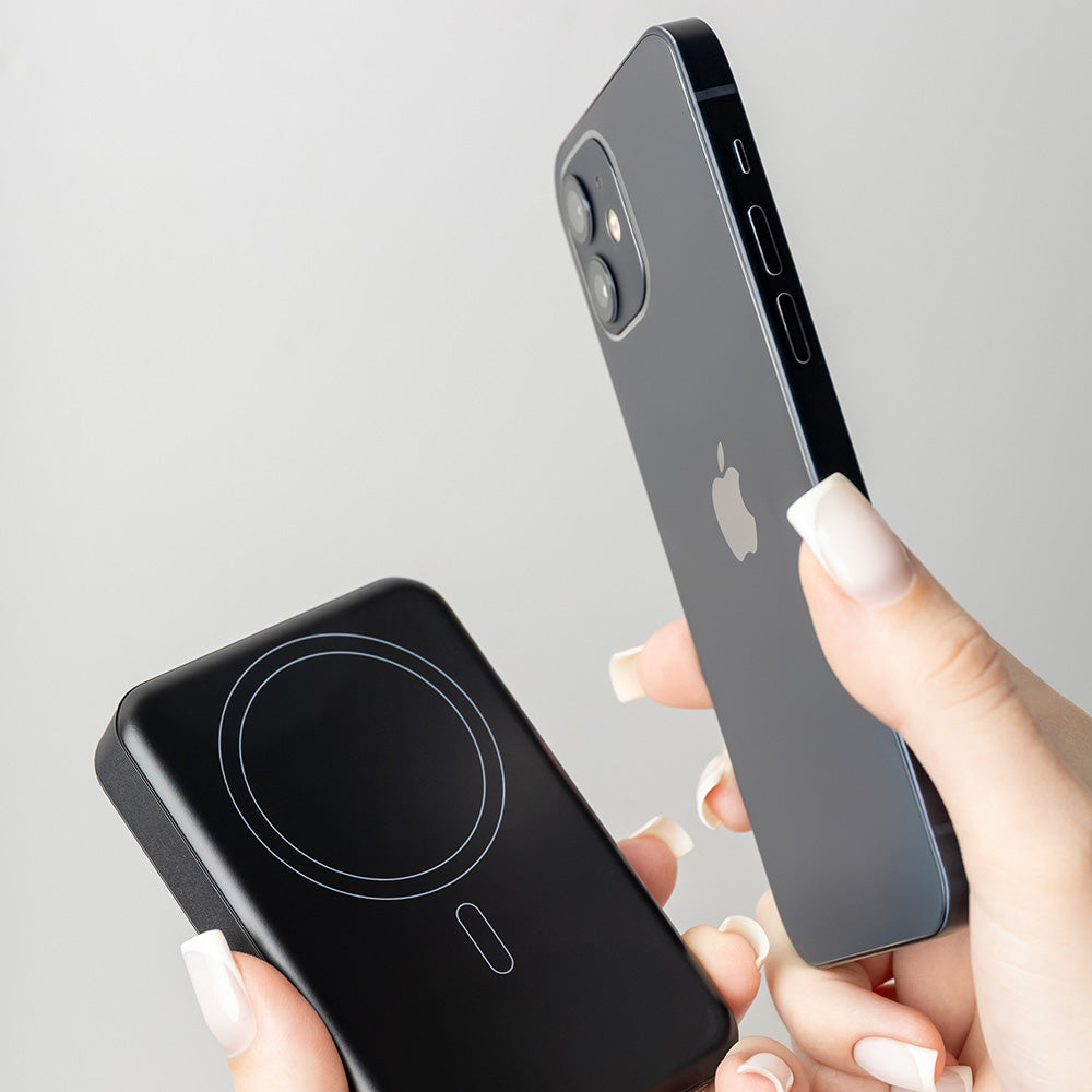 Proove Hoodman Wireless External Battery, 10000mAh, 20W, PD + FQI, 1 x QI - 1 x USB-C, Black PBH120010001