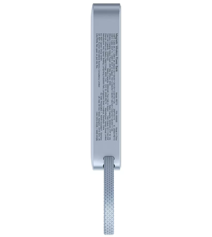 UGREEN MagFlow PB773 vezeték nélküli külső akkumulátor (65958), 10000mAh, 25W, PD + FQI, 1 x QI - 2 x USB-C, Kék