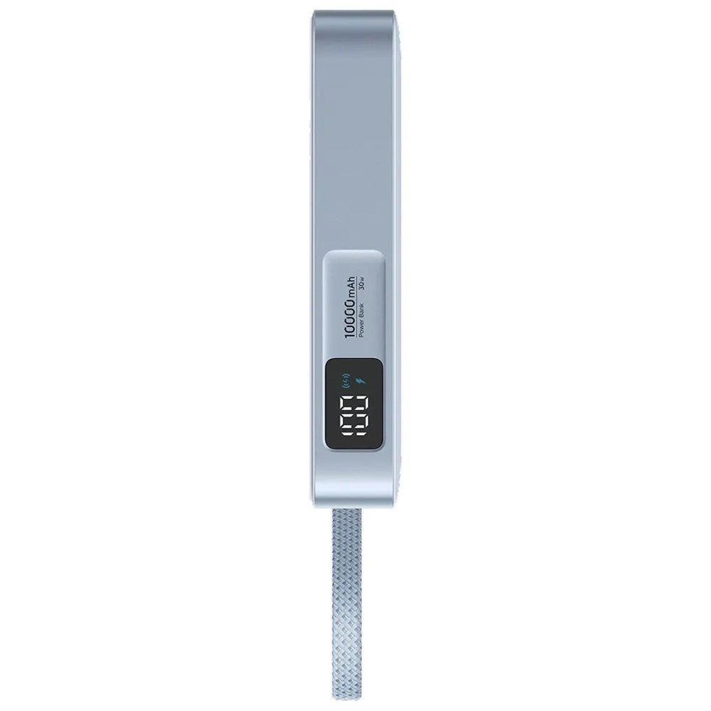 UGREEN MagFlow PB773 vezeték nélküli külső akkumulátor (65958B), 10000mAh, 25W, PD + FQI, 1 x QI - 2 x USB-C, Kék