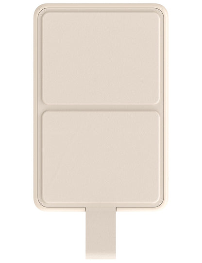 Xiaomi Mi Mágneses Vezeték nélküli Külső Akkumulátor, 6000mAh, 15W, PD + FQI, 1 x QI - 1 x USB-C, Bézs BHR9074GL