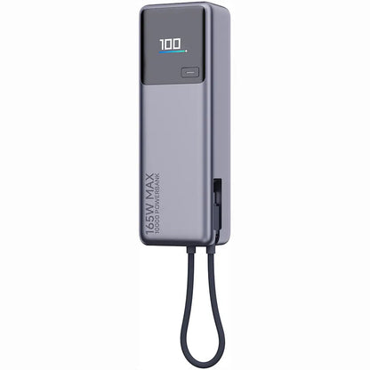 Xiaomi External Battery, 10000mAh, 165W, PD, 2 x USB-C, Gray PB1165MI