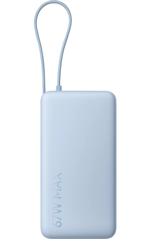 Xiaomi Külső Akkumulátor, 20000mAh, 67W, QC + PD, 1 x USB-A - 2 x USB-C, Kék BHR08O8GL