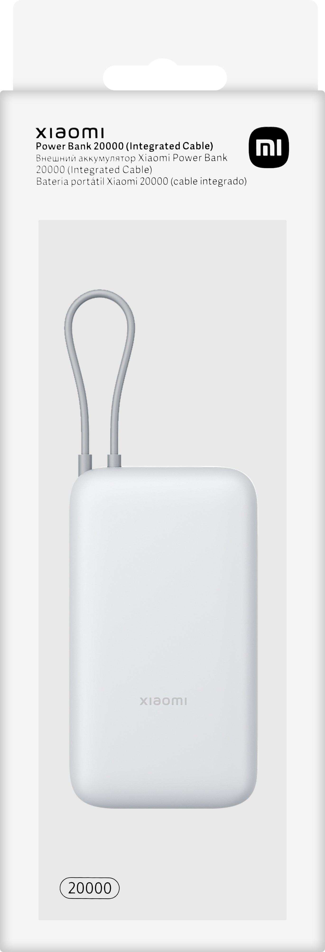 Xiaomi külső akkumulátor, 20000mAh, 22.5W, QC + PD, 1 x USB-A - 2 x USB-C, Ezüst BHR9738GL