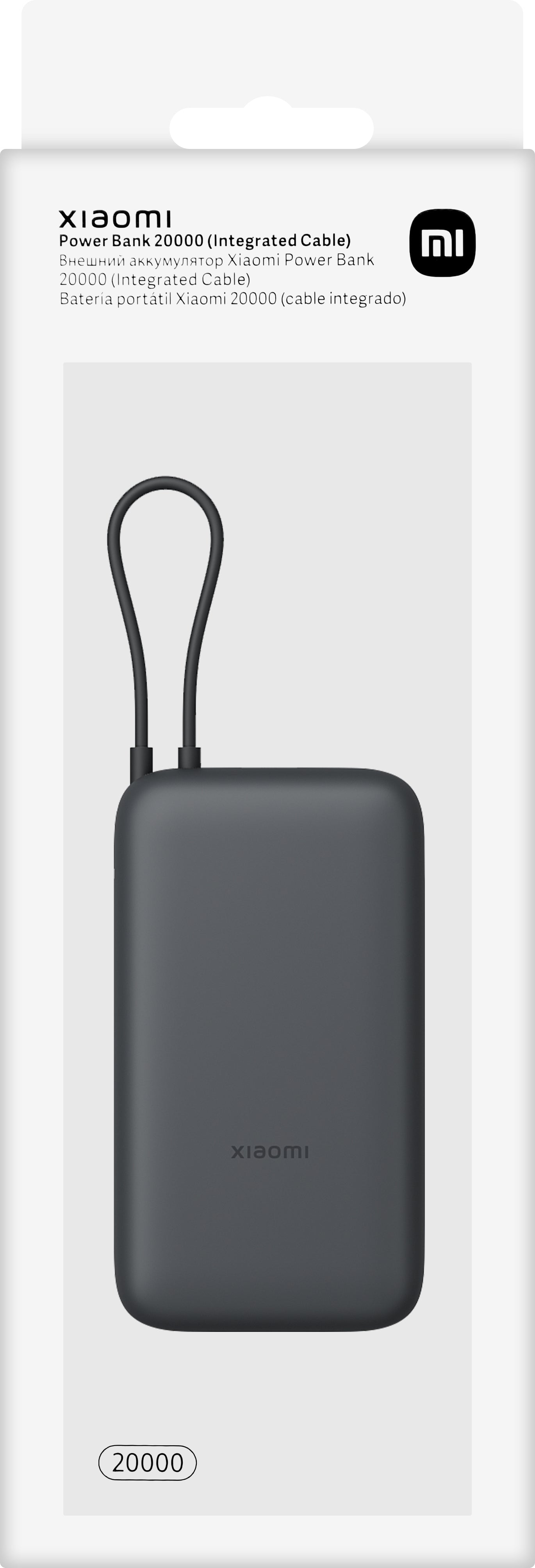 Xiaomi külső akkumulátor, 20000mAh, 22.5W, QC + PD, 1 x USB-A - 2 x USB-C, Szürke BHR9740GL