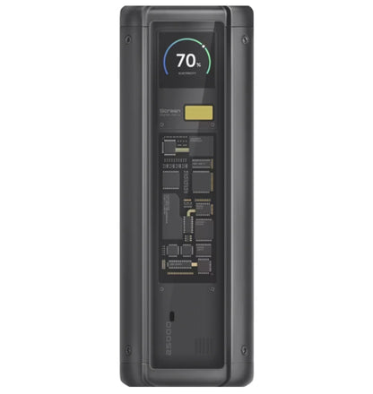 Xiaomi HyperCharge külső akkumulátor, 25000mAh, 212W, QC + PD, 1 x USB-A - 2 x USB-C, Fekete BHR9970GL