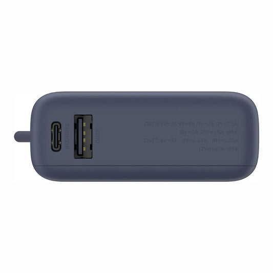 Xiaomi PB1033MI külső akkumulátor, 10000mAh, 33W, QC + PD, 1 x USB-A - 2 x USB-C, tengerészkék BHR9341GL