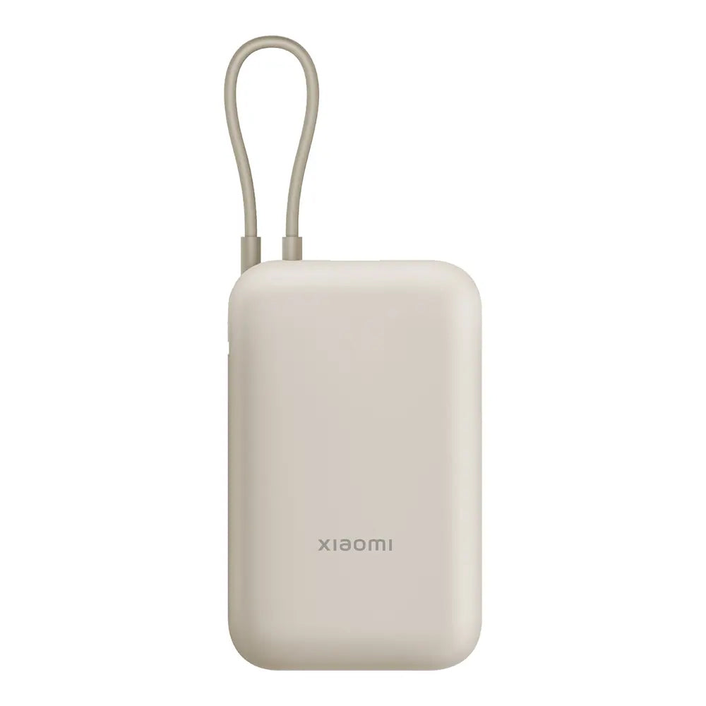 Xiaomi Pocket Edition Pro külső akkumulátor, 10000mAh, 33W, QC + PD, 1 x USB-A - 1 x USB-C, Bézs BHR9072GL