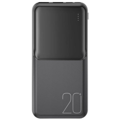 XO Design PR252 külső akkumulátor, 20000mAh, 10W, 2 x USB-A, fekete