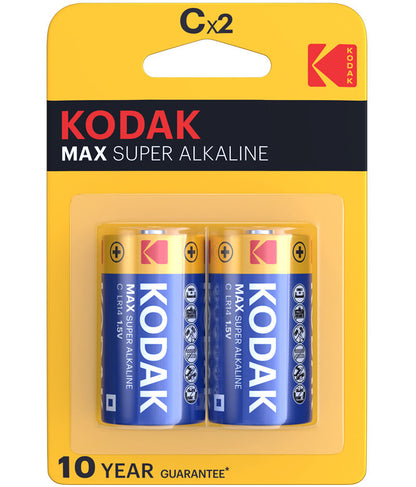 Kodak Max Alkaline elem, LR14 Készlet 2 darab