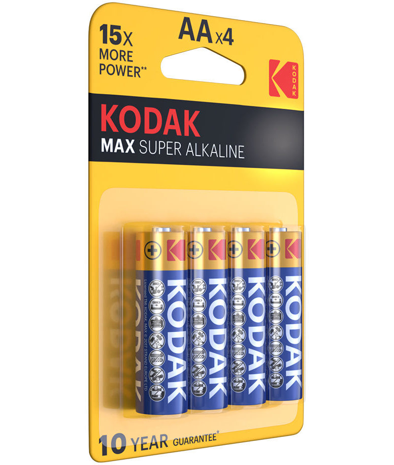 Kodak Max Alkaline elem, AA / LR6, 4 darabos készlet EKSTD30952867P4