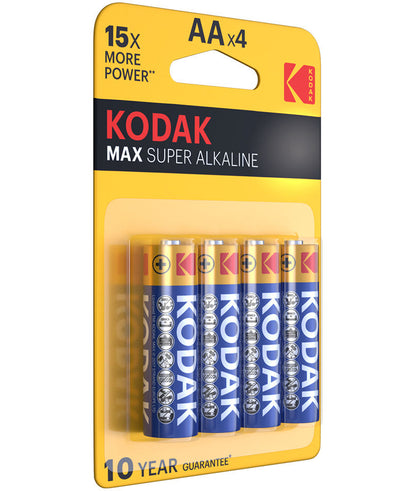 Kodak Max Alkaline elem, AA / LR6, 4 darabos készlet EKSTD30952867P4