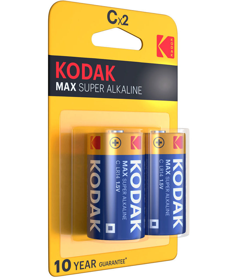 Kodak Max Alkaline elem, LR14 Készlet 2 darab