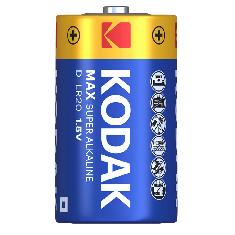 Kodak Max Alkaline elem, LR20, 2 darabos készlet
