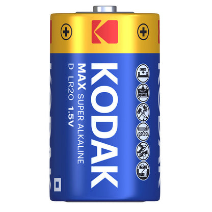 Kodak Max Alkaline elem, LR20, 2 darabos készlet
