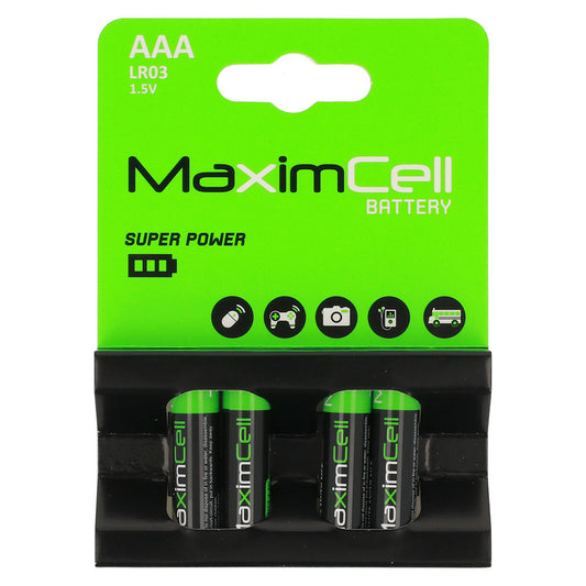 MaximCell Super Power elem, AAA / LR3, 4 darabos készlet