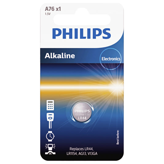 Philips elem, V13GA / LR44 Phil-A76/01B