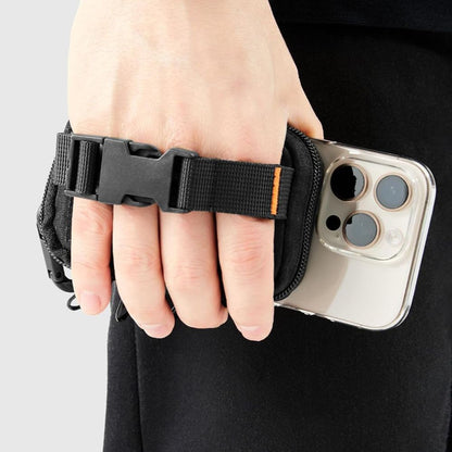 MagSafe Univerzális Telefon Táska, Spigen, Snap Zip, Fekete