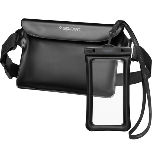 Spigen A621 univerzális vízálló táska és tok, fekete AMP04533