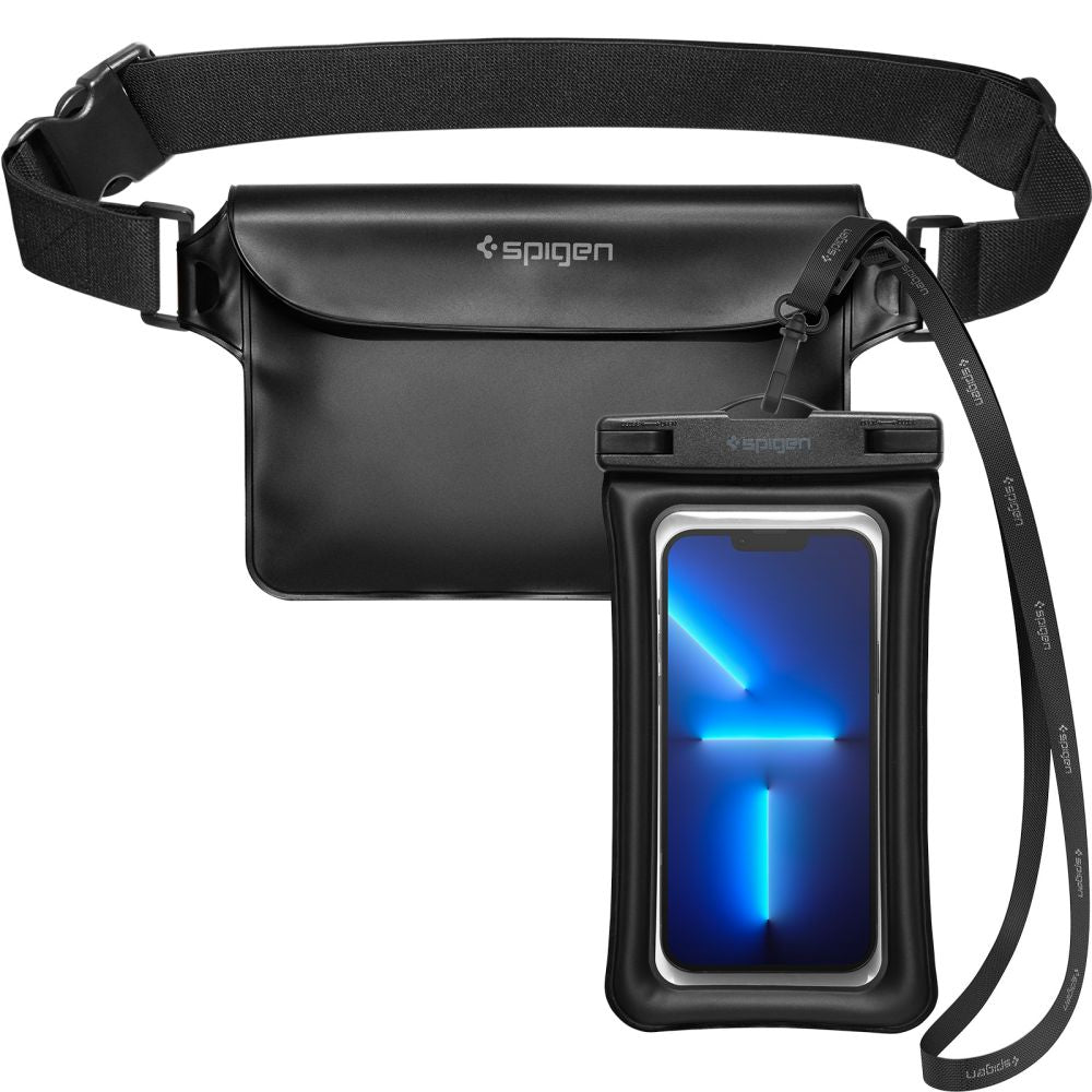 Spigen A621 Universal Waterproof Bag and Case, Black AMP04533
