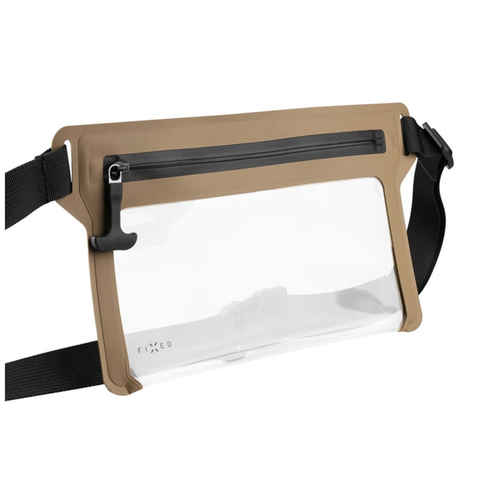 Waterproof Fixed Waist Bag, Universal, Beige