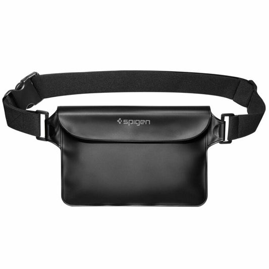 Waterproof Spigen Aqua Shield táska, Univerzális, Fekete AMP04532