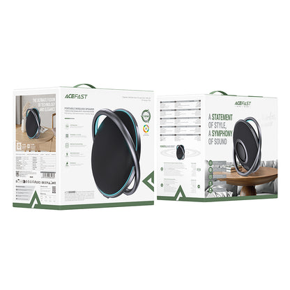 Acefast K5 Pro Bluetooth hangszóró, 100W, RGB, vízálló, fekete