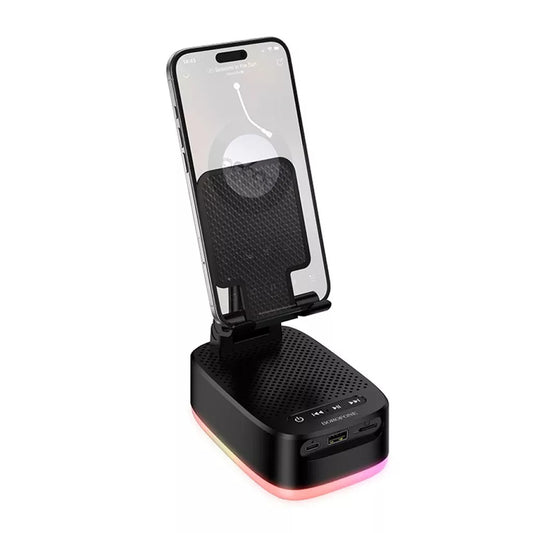 Borofone BR200 Marea 2in1 Bluetooth hangszóró, 5W, TWS, RGB, Fekete