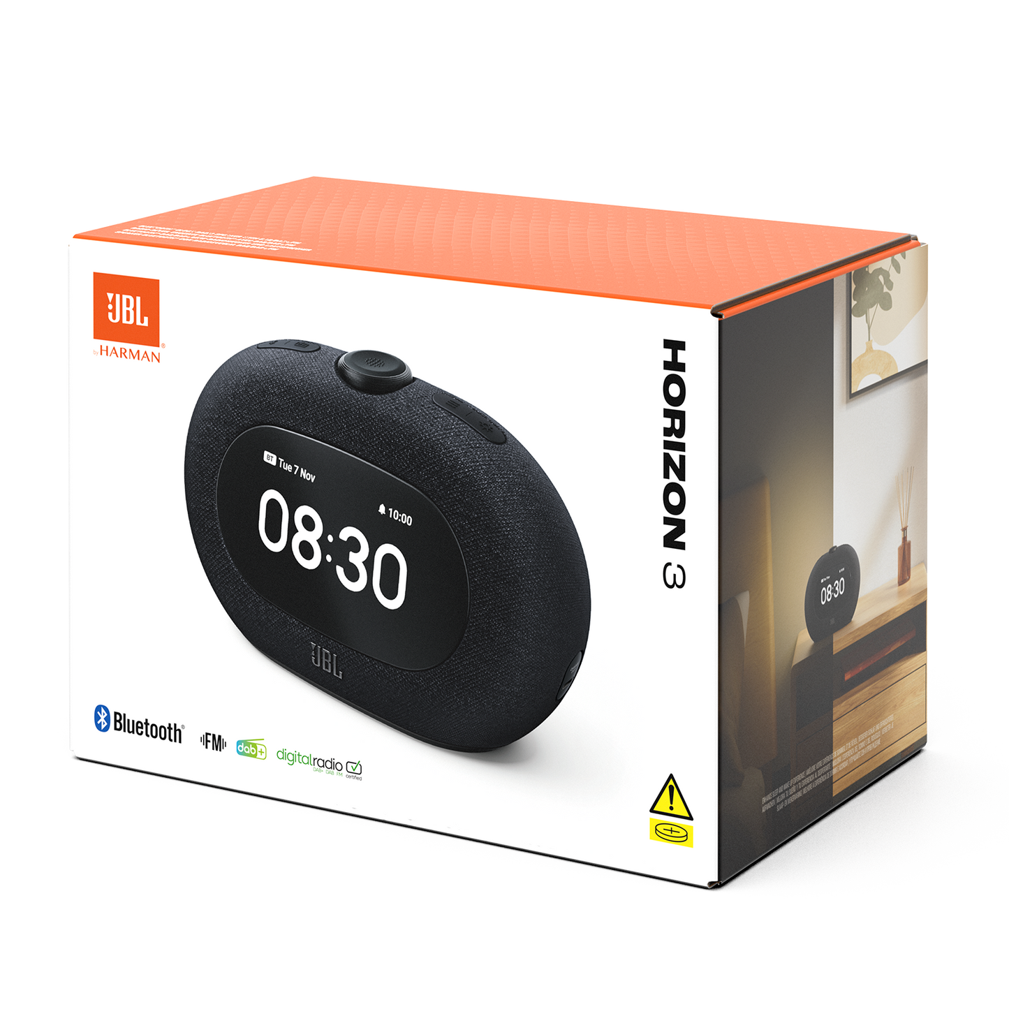 Bluetooth hangszóró JBL Horizon 3, 2 x 5W, Pro Sound, Fekete JBLHORIZON3BLK