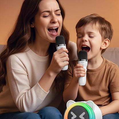 Bluetooth hangszóró Yesido YSW36 Kids, 5W, Karaoke, Fehér