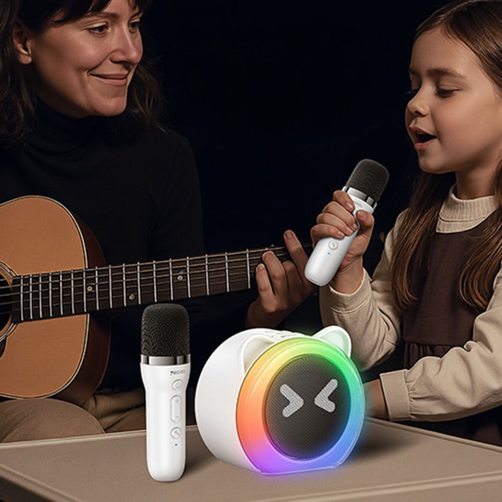 Bluetooth hangszóró Yesido YSW36 Kids, 5W, Karaoke, Fehér