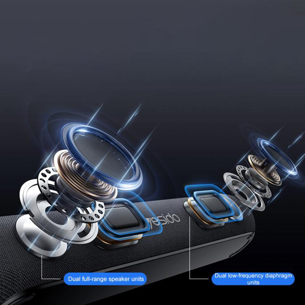 Yesido YSW42 Bluetooth hangszóró, 20W, fekete