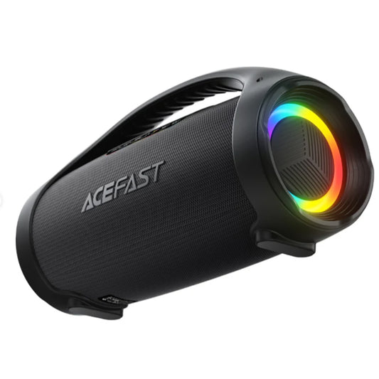 Acefast K11 Pro Bluetooth hordozható hangszóró, 102W, RGB, TWS, vízálló, fekete