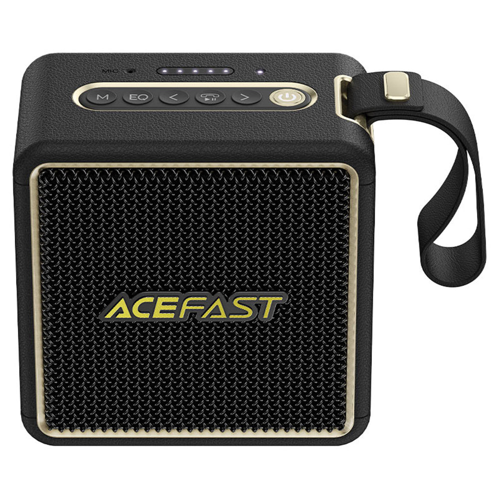 Hordozható Bluetooth Hangszóró Acefast K3 Nano, 1 x 30W - 1 x 16W, RGB, Vízálló, Fekete