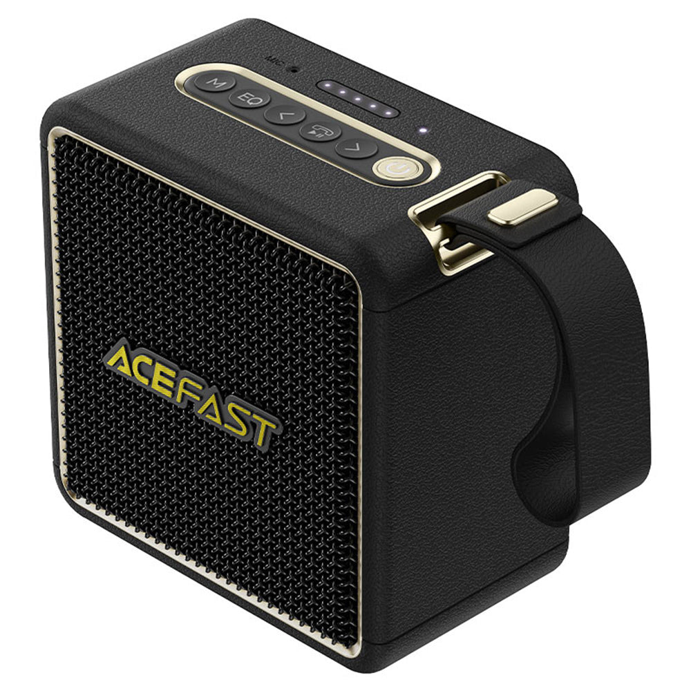 Hordozható Bluetooth Hangszóró Acefast K3 Nano, 1 x 30W - 1 x 16W, RGB, Vízálló, Fekete
