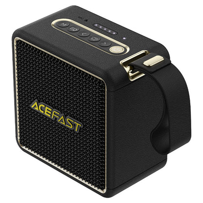 Hordozható Bluetooth Hangszóró Acefast K3 Nano, 1 x 30W - 1 x 16W, RGB, Vízálló, Fekete