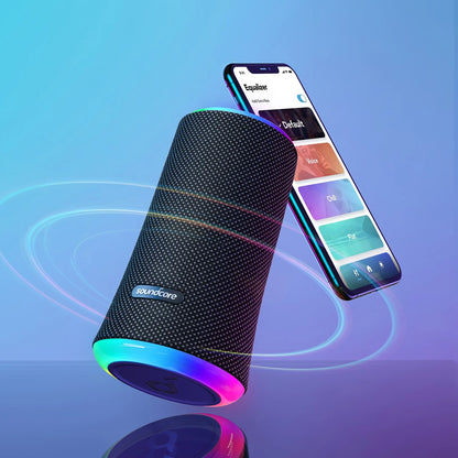 Anker SoundCore Flare 2 Bluetooth hangszóró, 20W, RGB, vízálló, fekete A3165G11