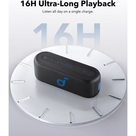 Anker SoundCore Select 2S Bluetooth hangszóró, 20W, Vízálló, Fekete A3171011