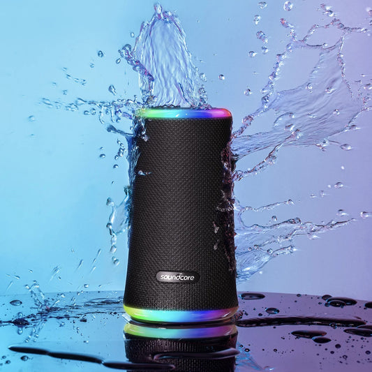 Anker SoundCore Flare 2 Bluetooth hangszóró, 20W, RGB, vízálló, fekete A3165G11