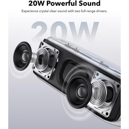 Anker SoundCore Select 2S Bluetooth hangszóró, 20W, Vízálló, Fekete A3171011