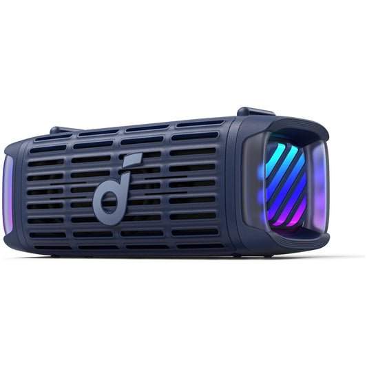 Anker SoundCore Boom 3i hordozható Bluetooth hangszóró, 50W, RGB, vízálló, kék D5100030