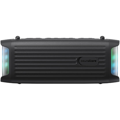 Anker SoundCore Boom 3i hordozható Bluetooth hangszóró, 50W, RGB, vízálló, fekete D5100010