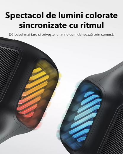 Anker SoundCore Boom 2 New Version Portable Bluetooth Speaker, 80W, TWS, RGB, Waterproof, Black A3138012