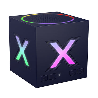 Borofone BR101 Rubik Bluetooth hordozható hangszóró, 5W, TWS, RGB, Kék